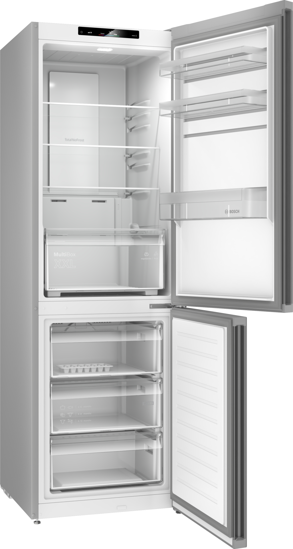 BOSCH KGN36NLCK combiné réfrigérateur-congélateur pose-libre - 186cm