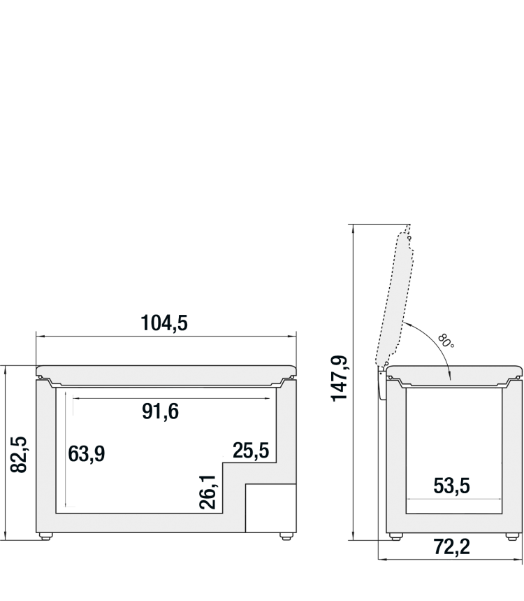 LIEBHERR CFE187026 congélateur bahut