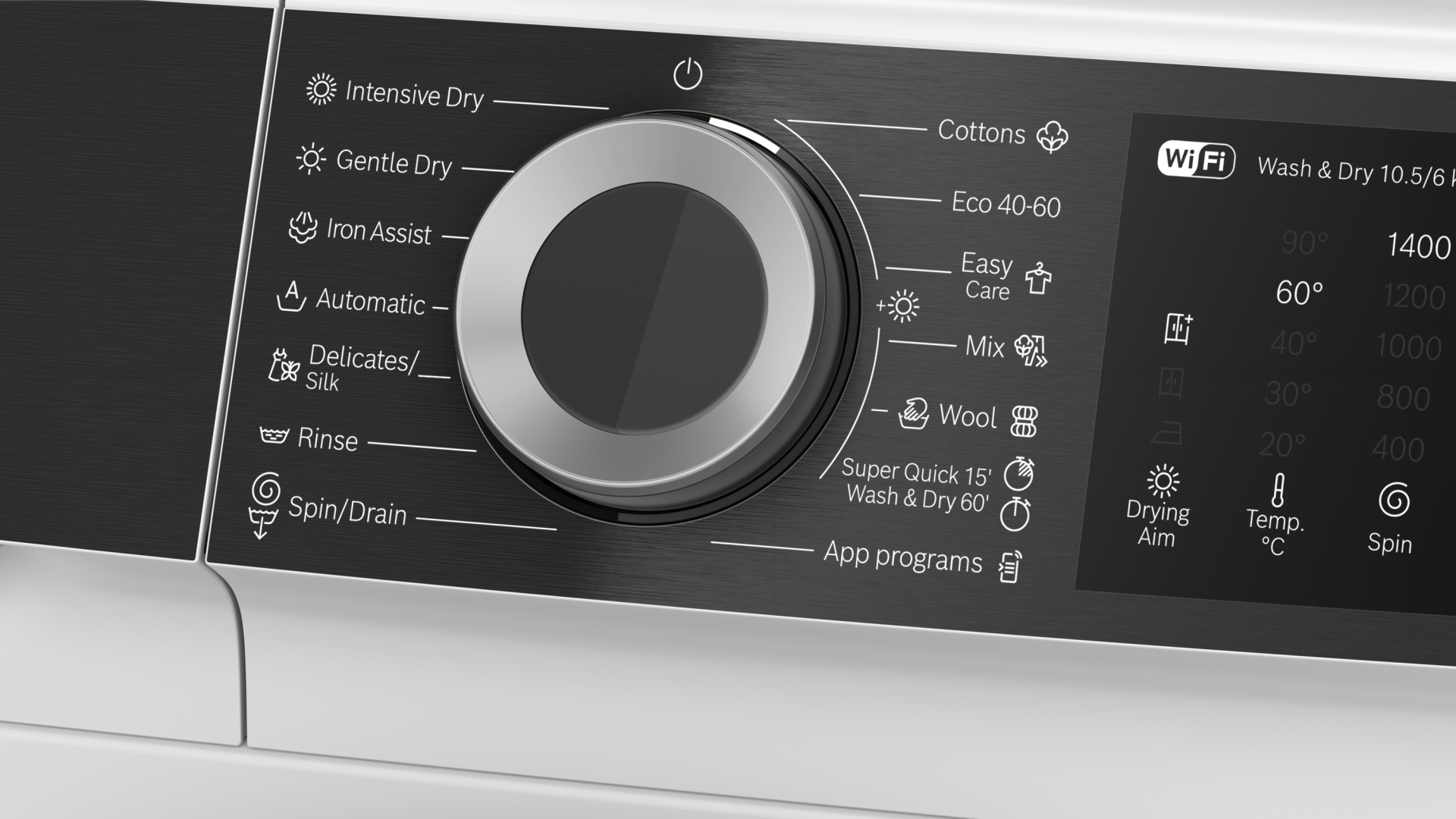 BOSCH WNG254A7BY lave-linge séchant
