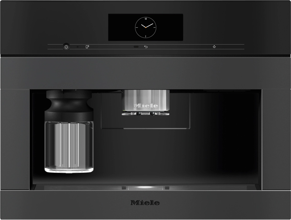 MIELE CVA7845125GALAEDITIONOBSIDIENBLACKMATT VITROLINE machine à café encastrable - 45cm