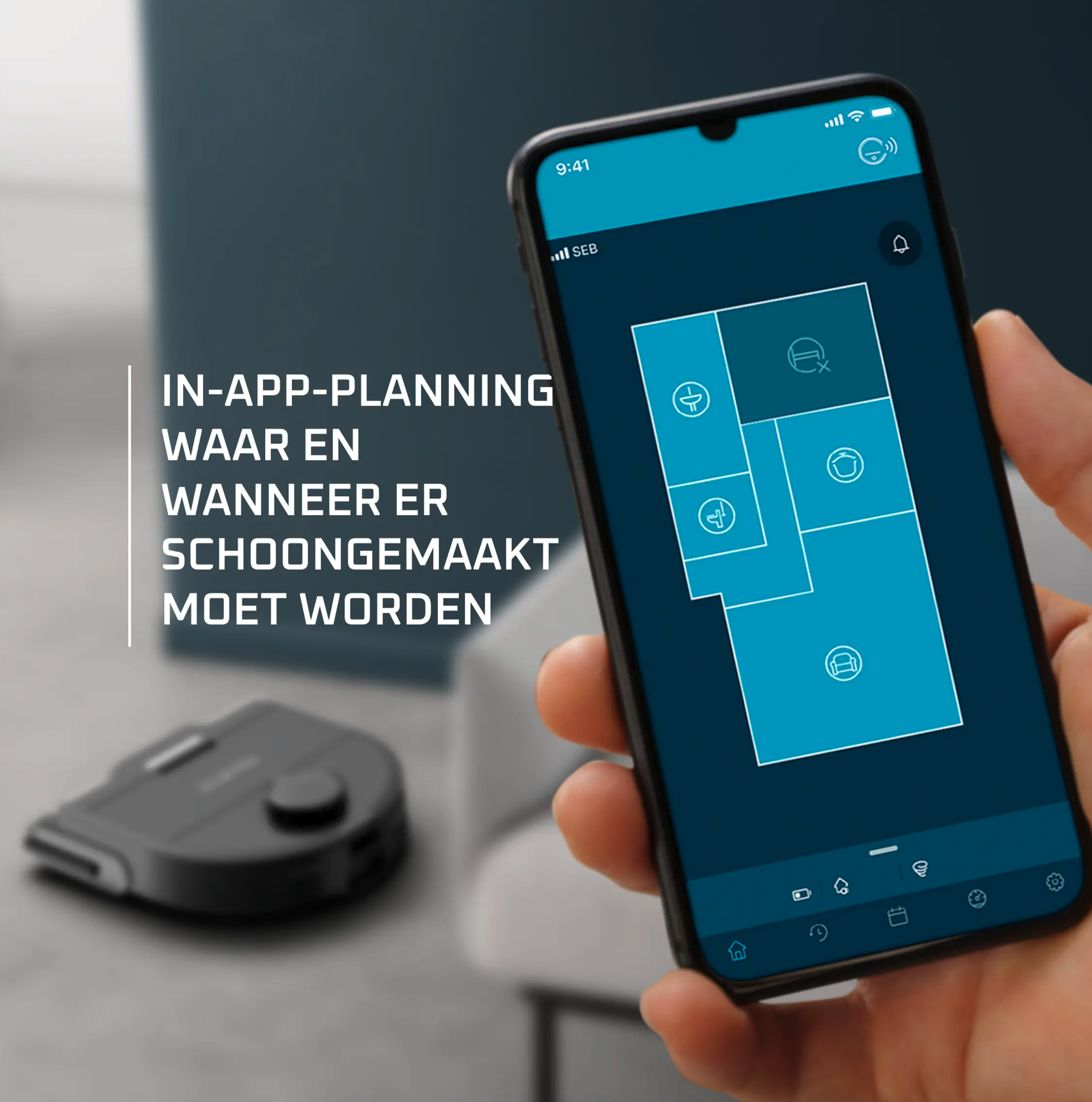 ROWENTA RR9465WH aspirateur robot