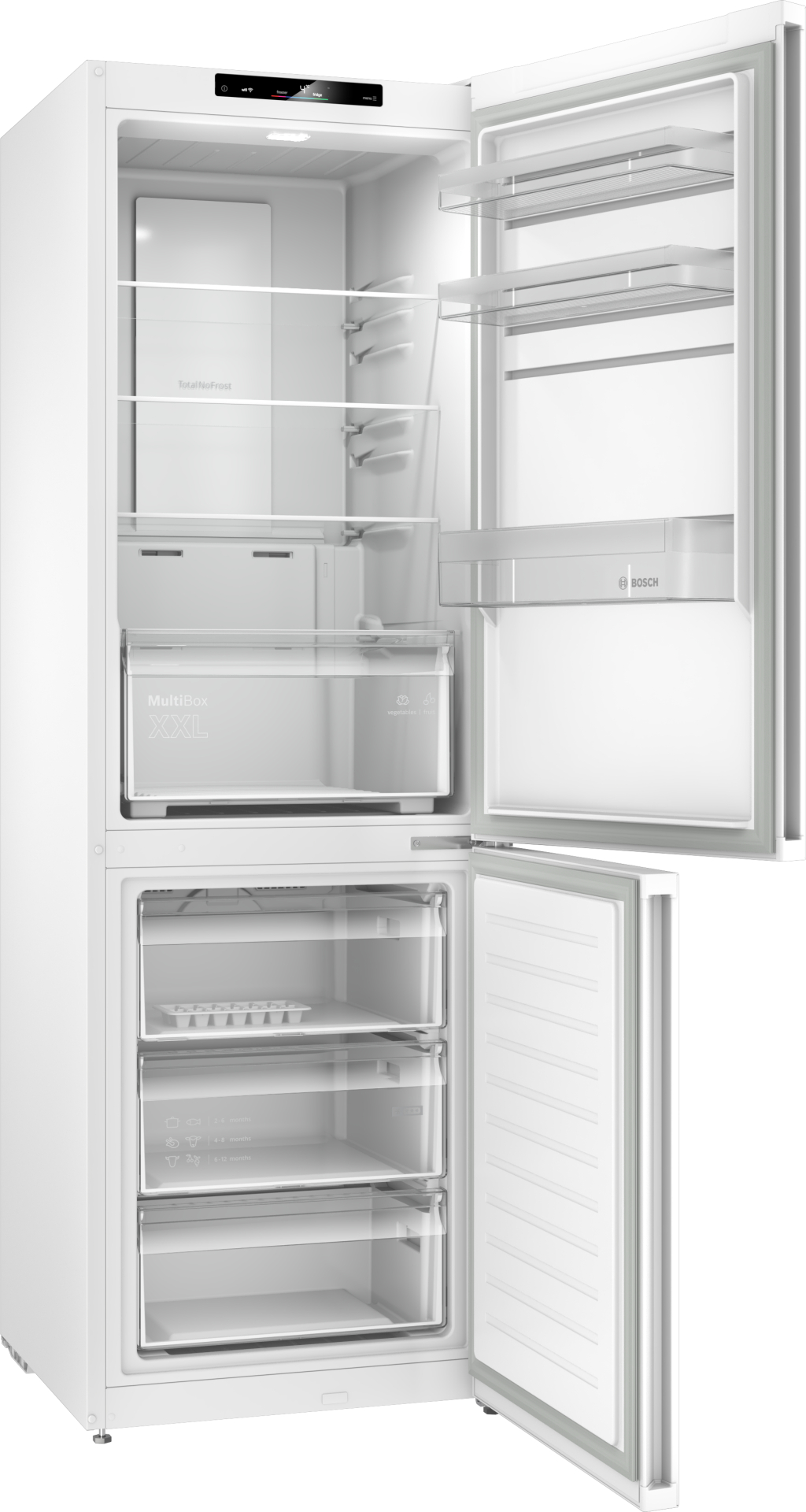 BOSCH KGN36NWCK combiné réfrigérateur-congélateur pose-libre - 186cm