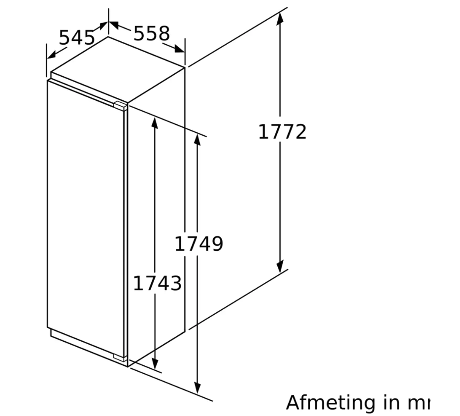 BOSCH GIN81HNE0 SERIE 8 congélateur encastrable - 178cm