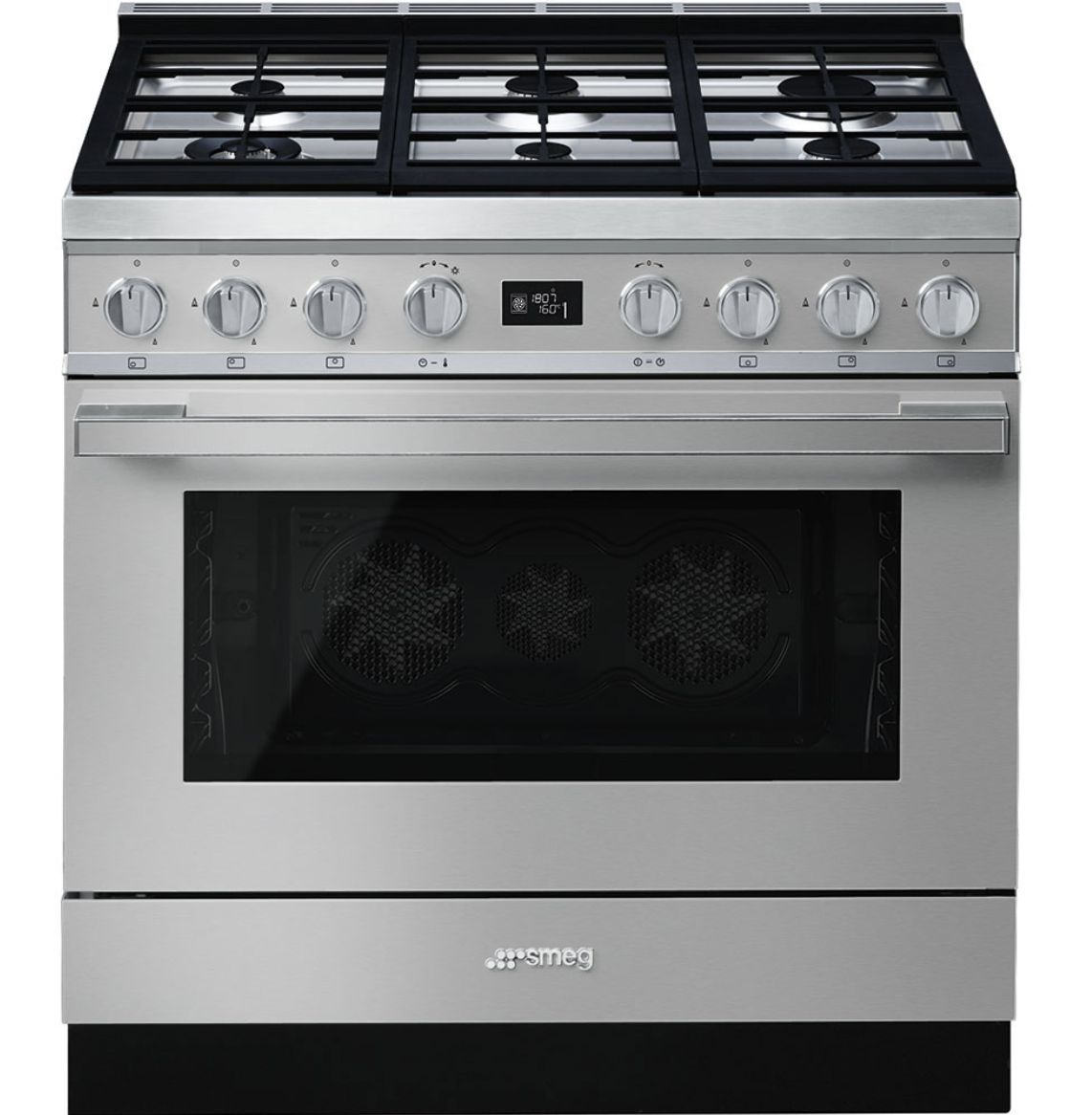 SMEG CPF9GPX cuisinière avec taque à gaz - 90cm