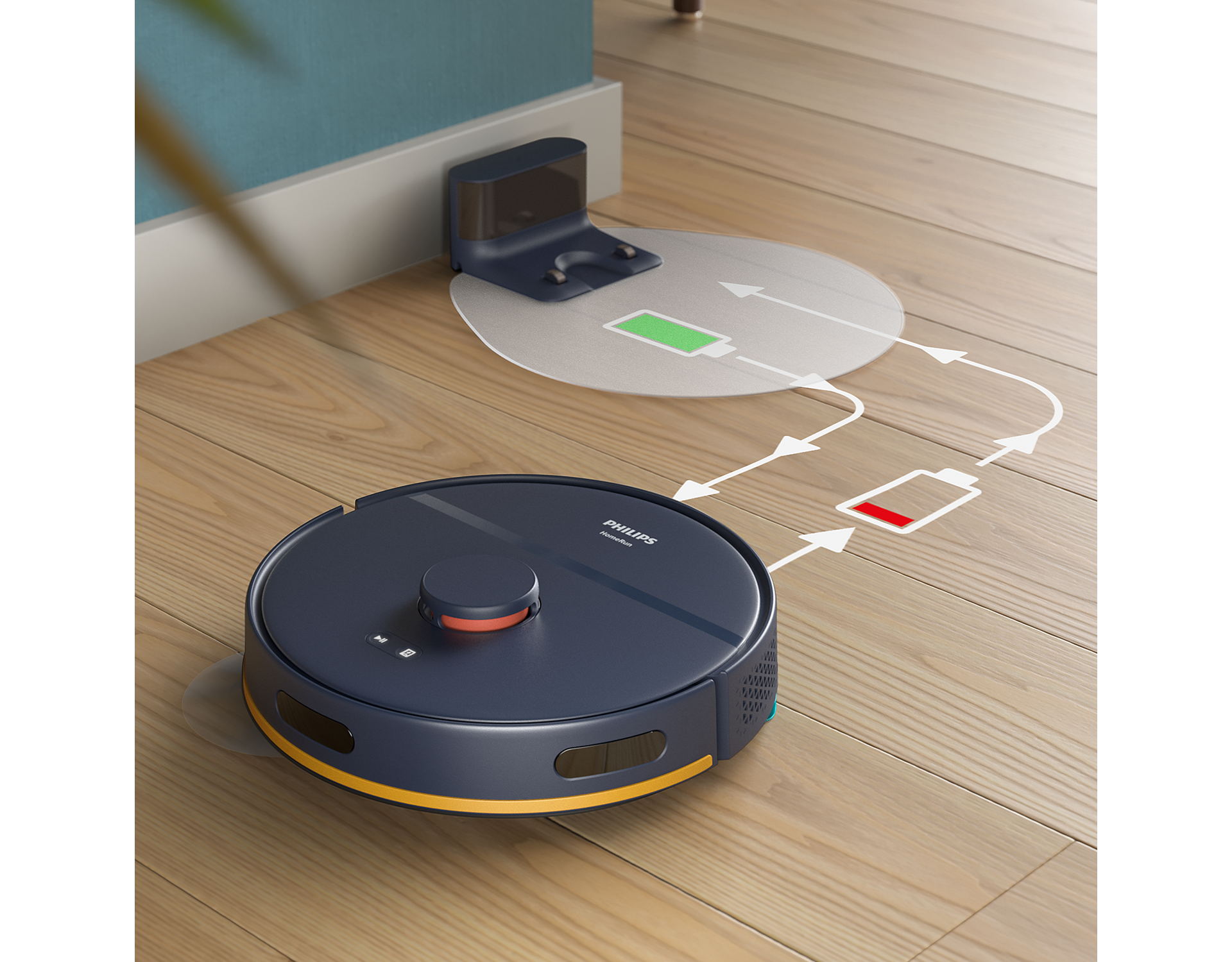 PHILIPS PDXU2000/15 aspirateur robot