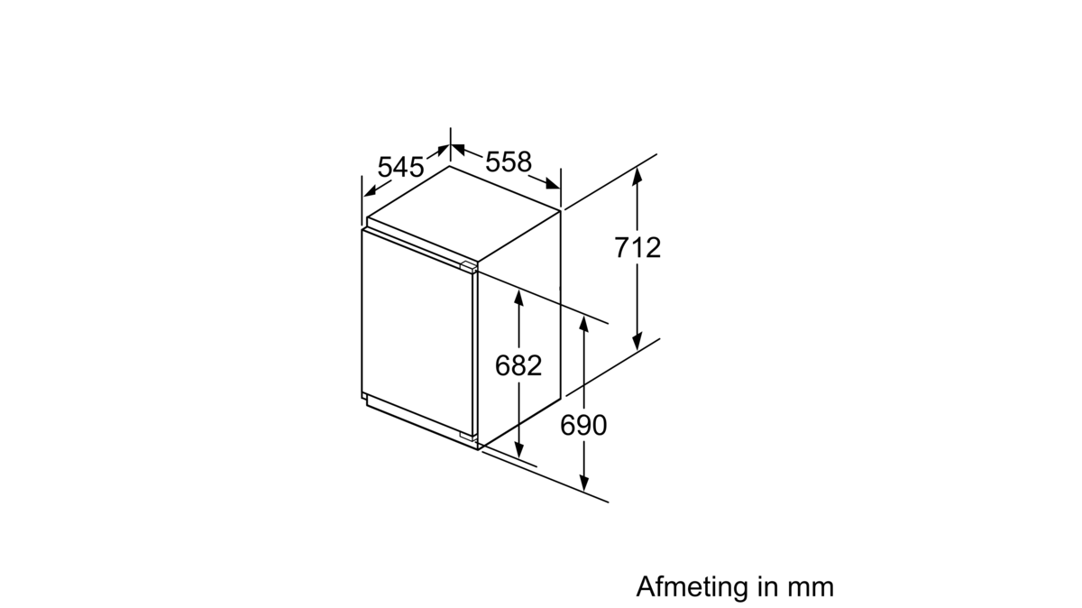 SIEMENS GI11VAFE0 IQ500 congélateur encastrable - 72cm