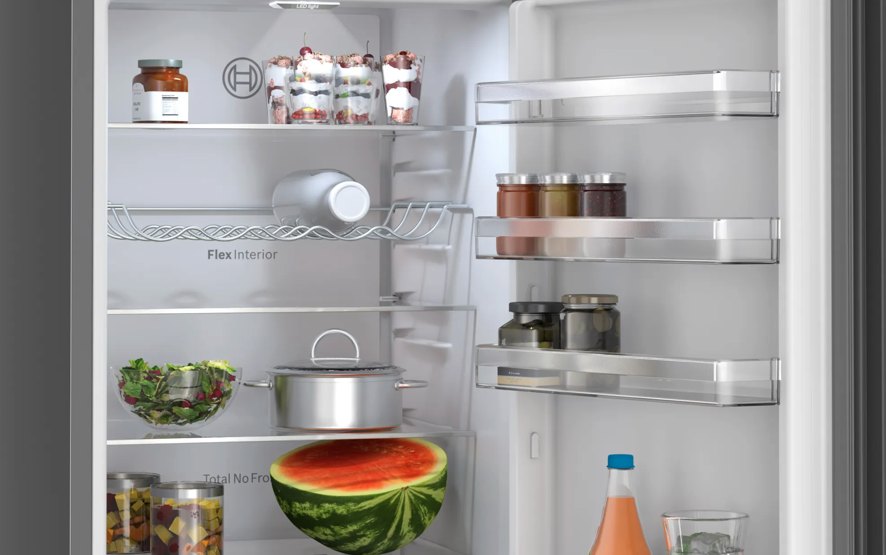 BOSCH KGN39OCAF Serie 4 combiné réfrigérateur-congélateur pose-libre - 203cm