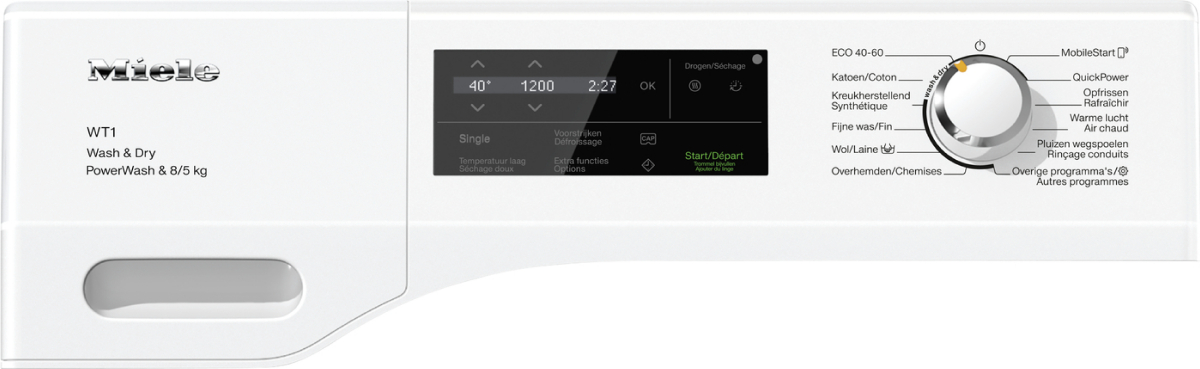 MIELE WTI370WPM STANDARD CHROME EDITION lave-linge séchant