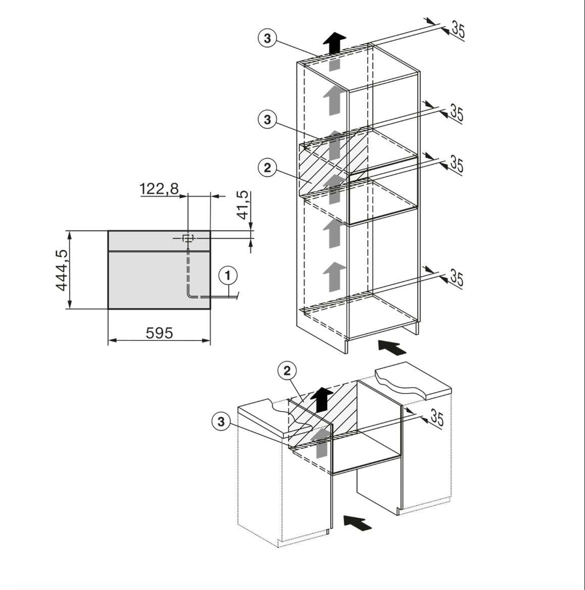 MIELE DG7240GRGR VITROLINE four à vapeur - 45cm