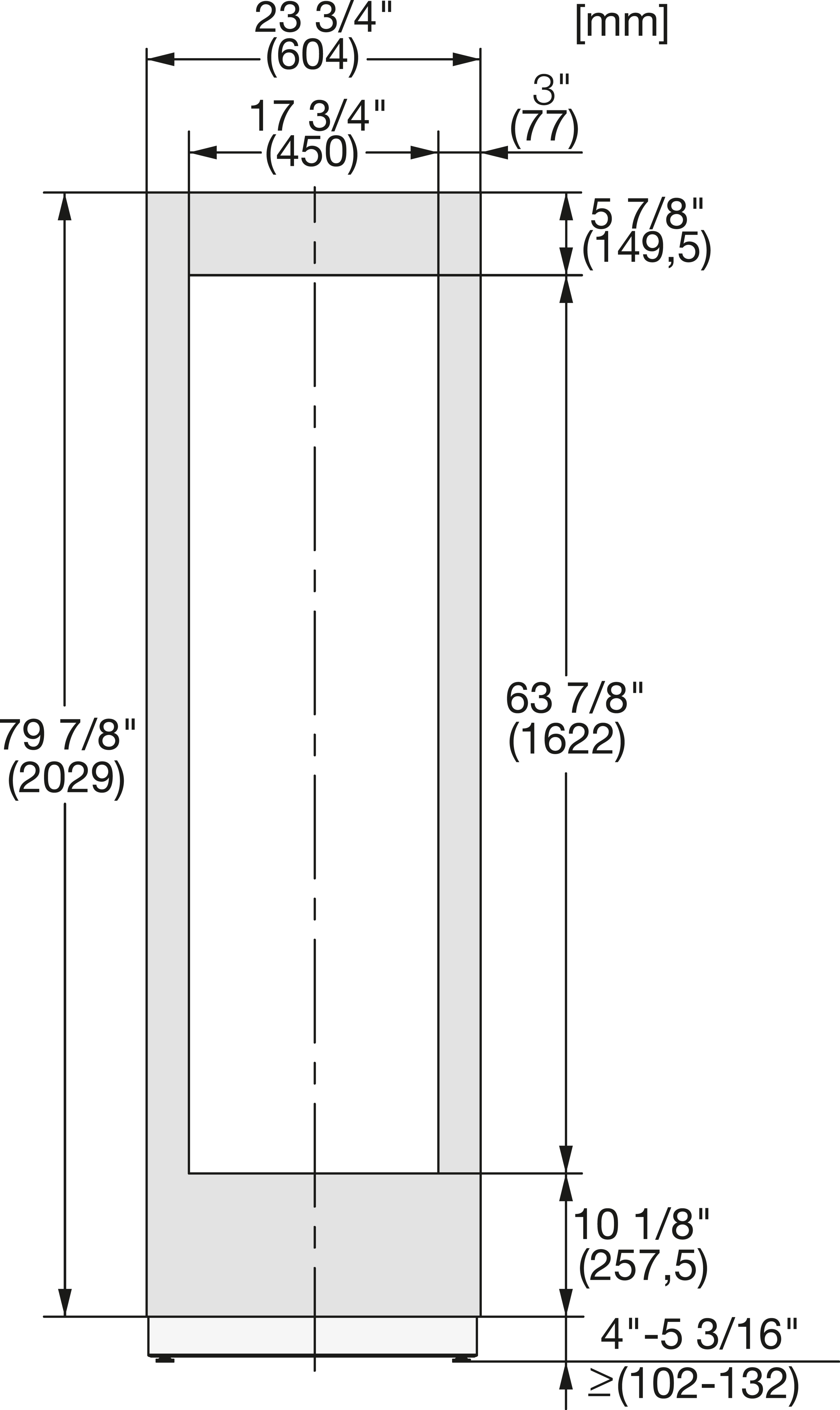 MIELE KFP2455EDT/CS MASTERCOOL panneau de porte