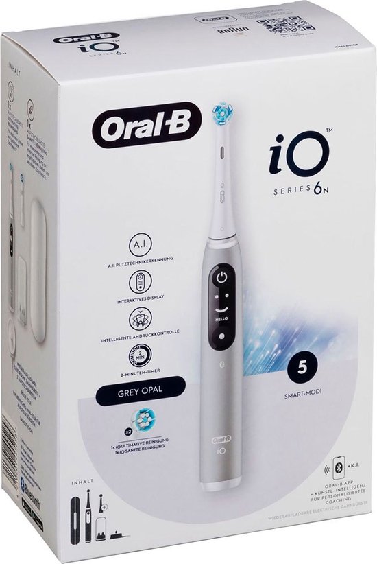ORAL B OBIO6GREY brosse à dents électrique