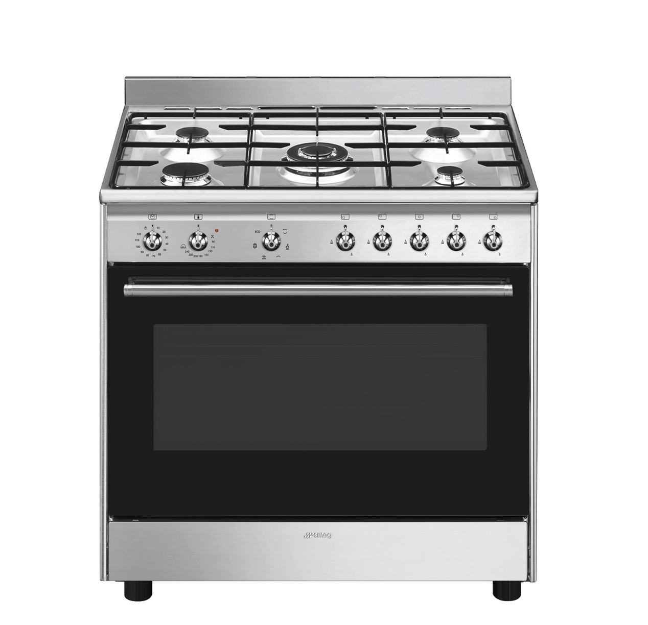 SMEG CX90GM cuisinière avec taque à gaz - 90cm