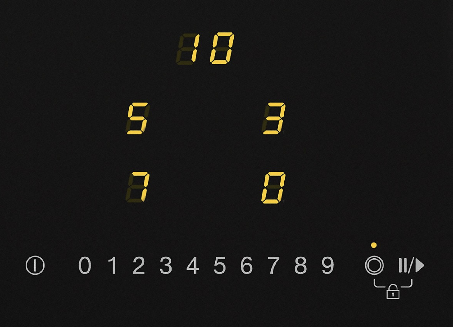 MIELE KM6522FR table de cuisson vitrocéramique - 76cm