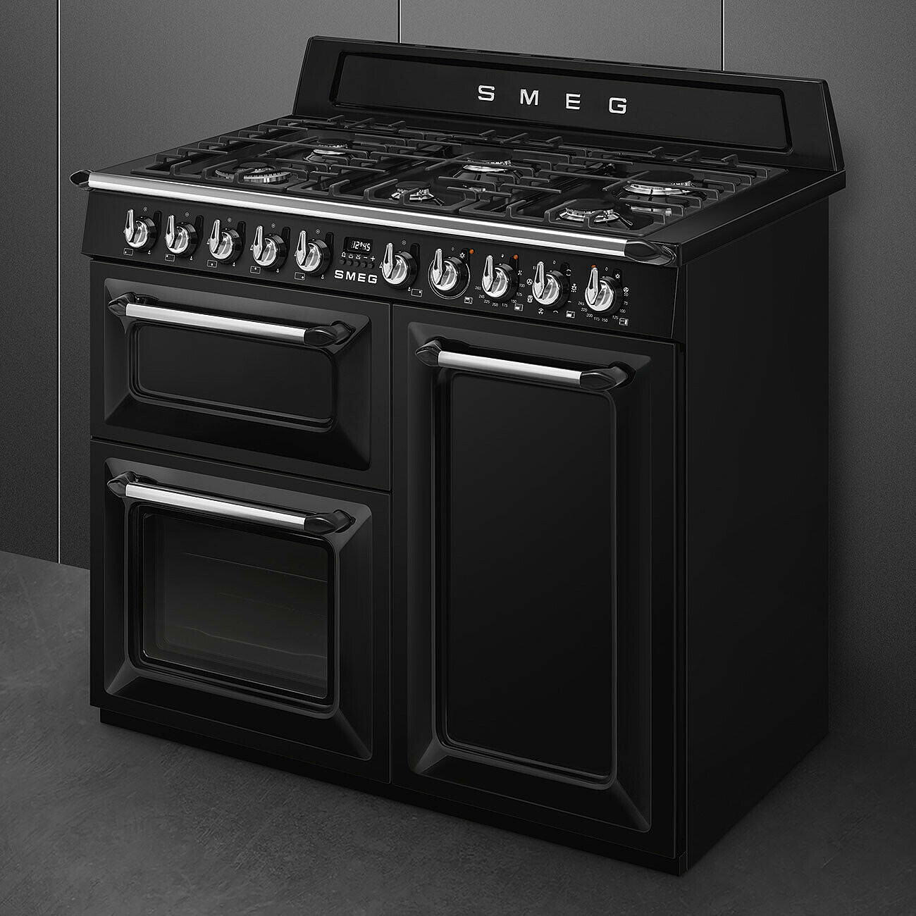 SMEG TR103BL cuisinière avec taque à gaz - 100cm