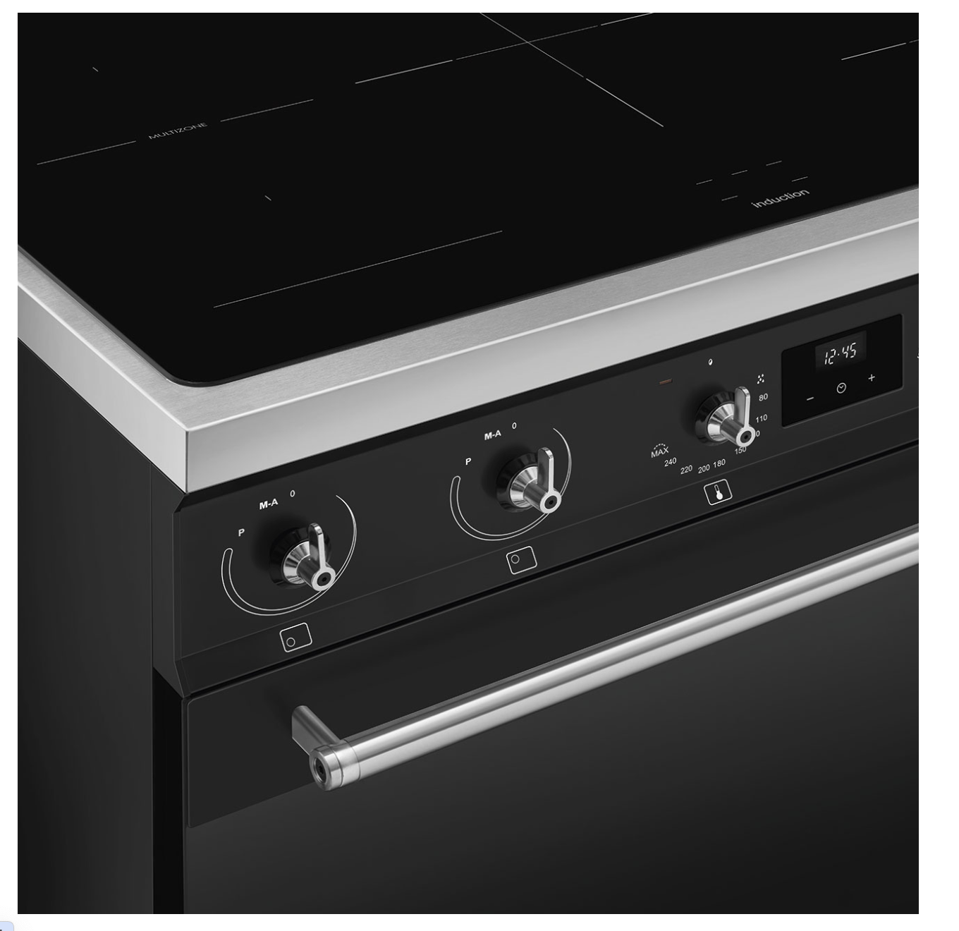 SMEG C9IMMB2 cuisinière avec taque à induction - 90cm