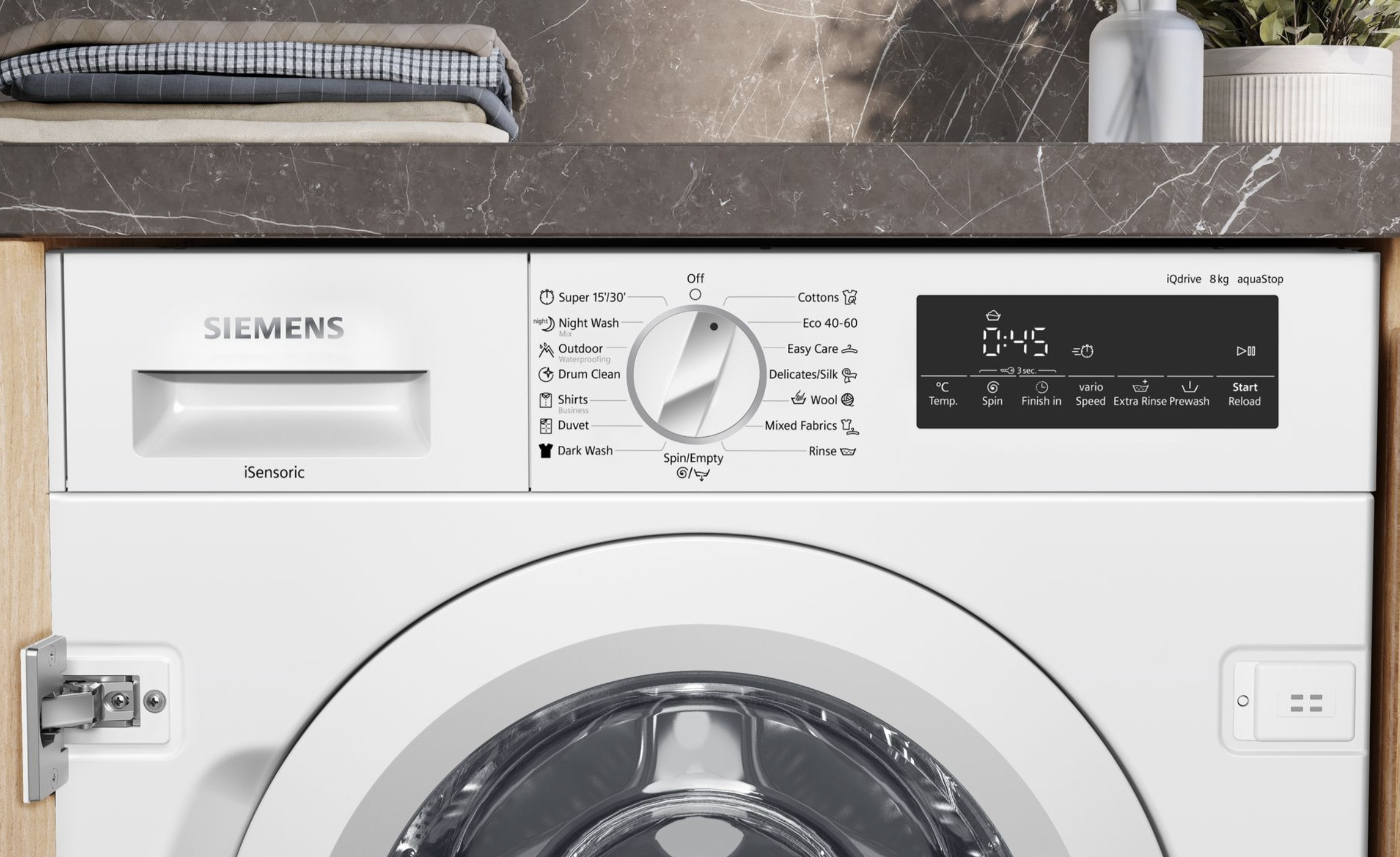 SIEMENS WI14W542EU IQ700 lave-linge encastrable