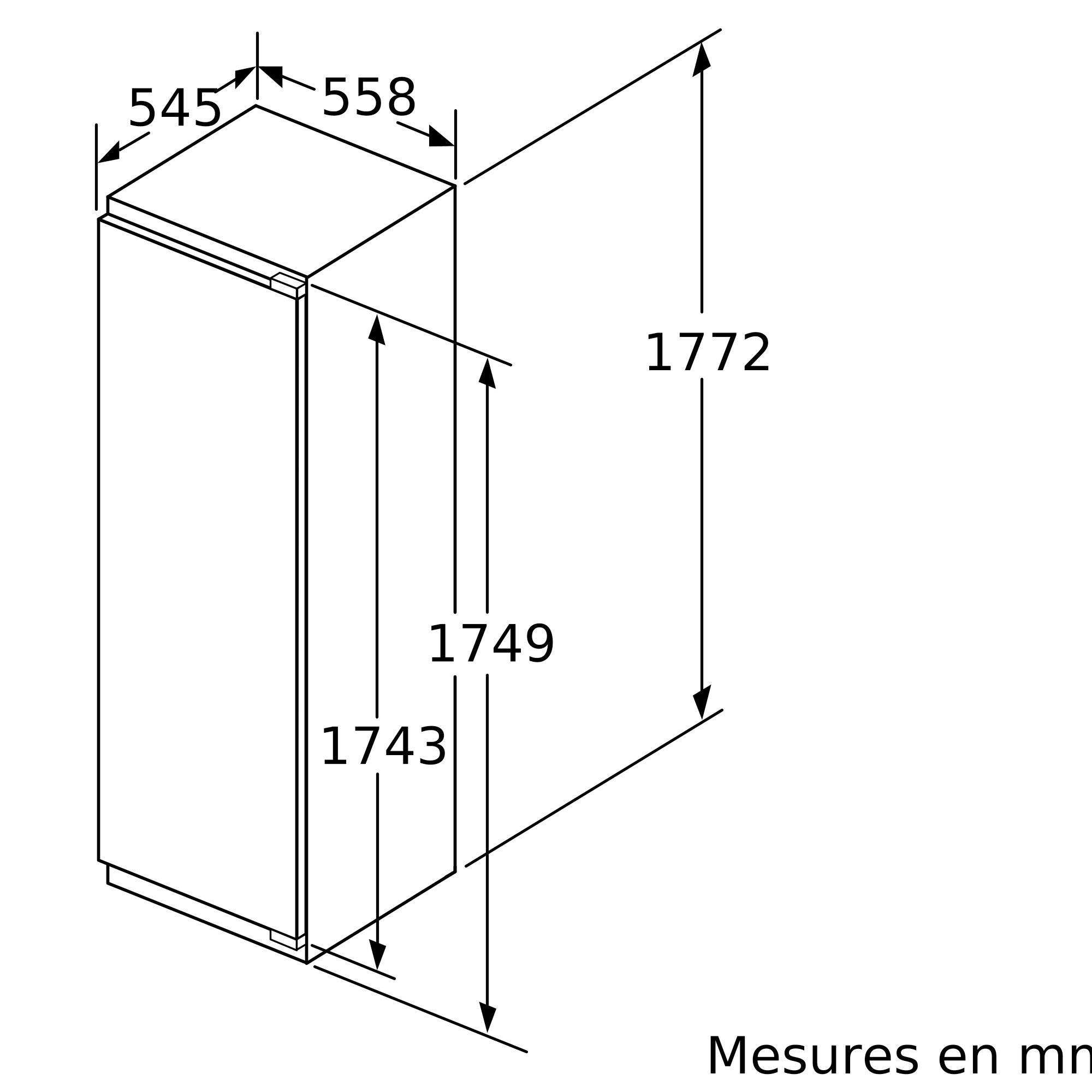 SIEMENS GI81NHCE0 IQ700 congelateur encastrable - 178cm