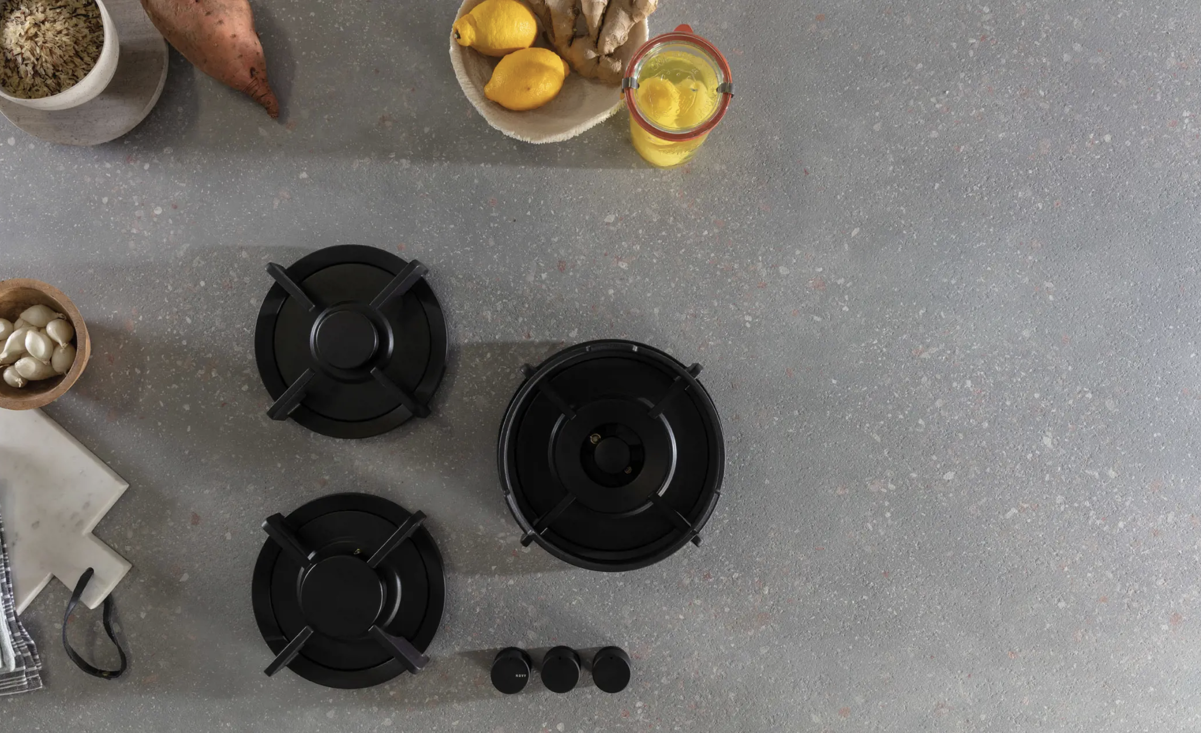 NOVY 56006 table de cuisson au gaz - domino