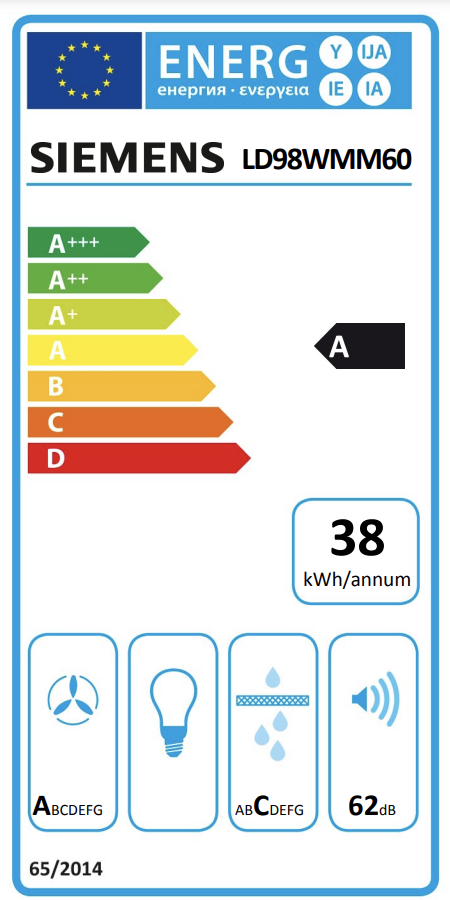 SIEMENS LD98WMM60 IQ700 hotte plan de travail - 90cm