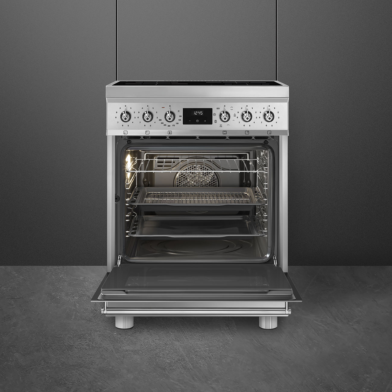 SMEG C6IMXM2 cuisinière avec taque à induction - 60cm