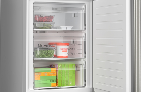 BOSCH KGN362IBF SERIE 4 combiné réfrigérateur-congélateur pose-libre - 186cm