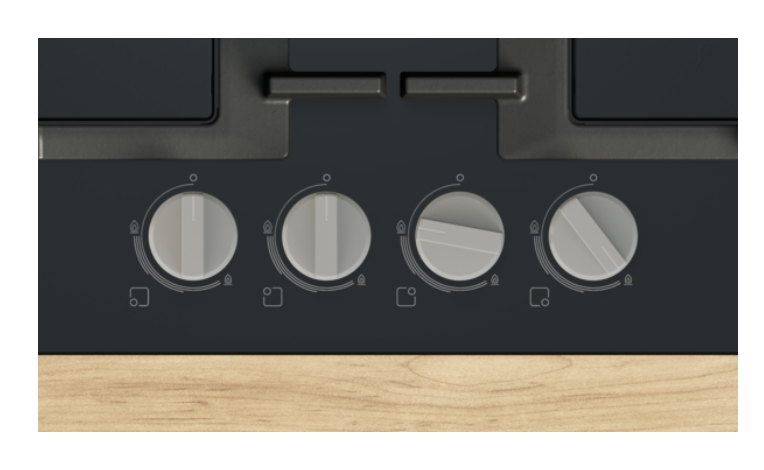 BOSCH PNP6B6K40 SERIE 4 table de cuisson au gaz - 60cm