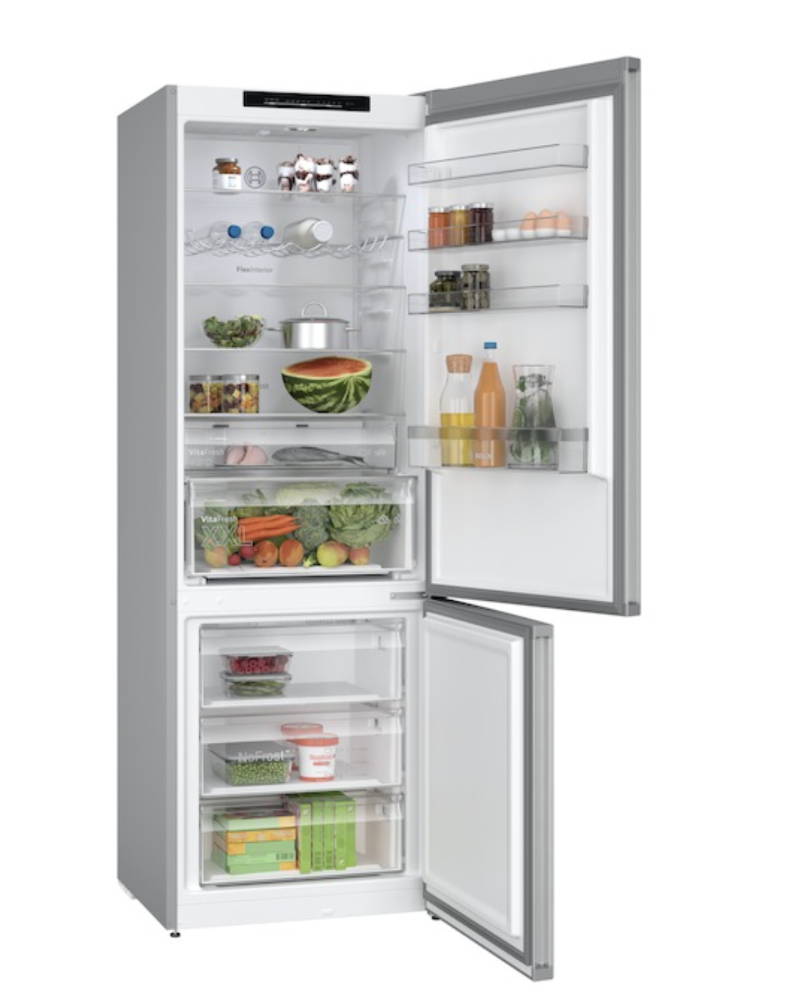 BOSCH KGN492LDF SERIE 4 combiné réfrigérateur-congélateur pose-libre - 203cm