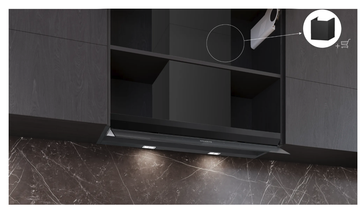 SIEMENS LJ97BDP65 hotte intégré - 90cm