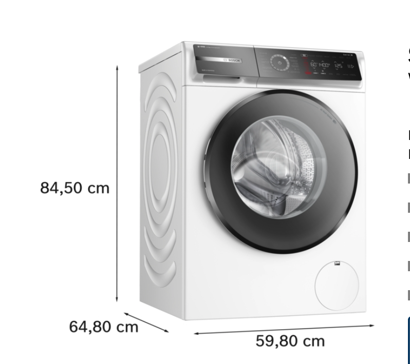 BOSCH WGB244AAFG SERIE 8 lave-linge
