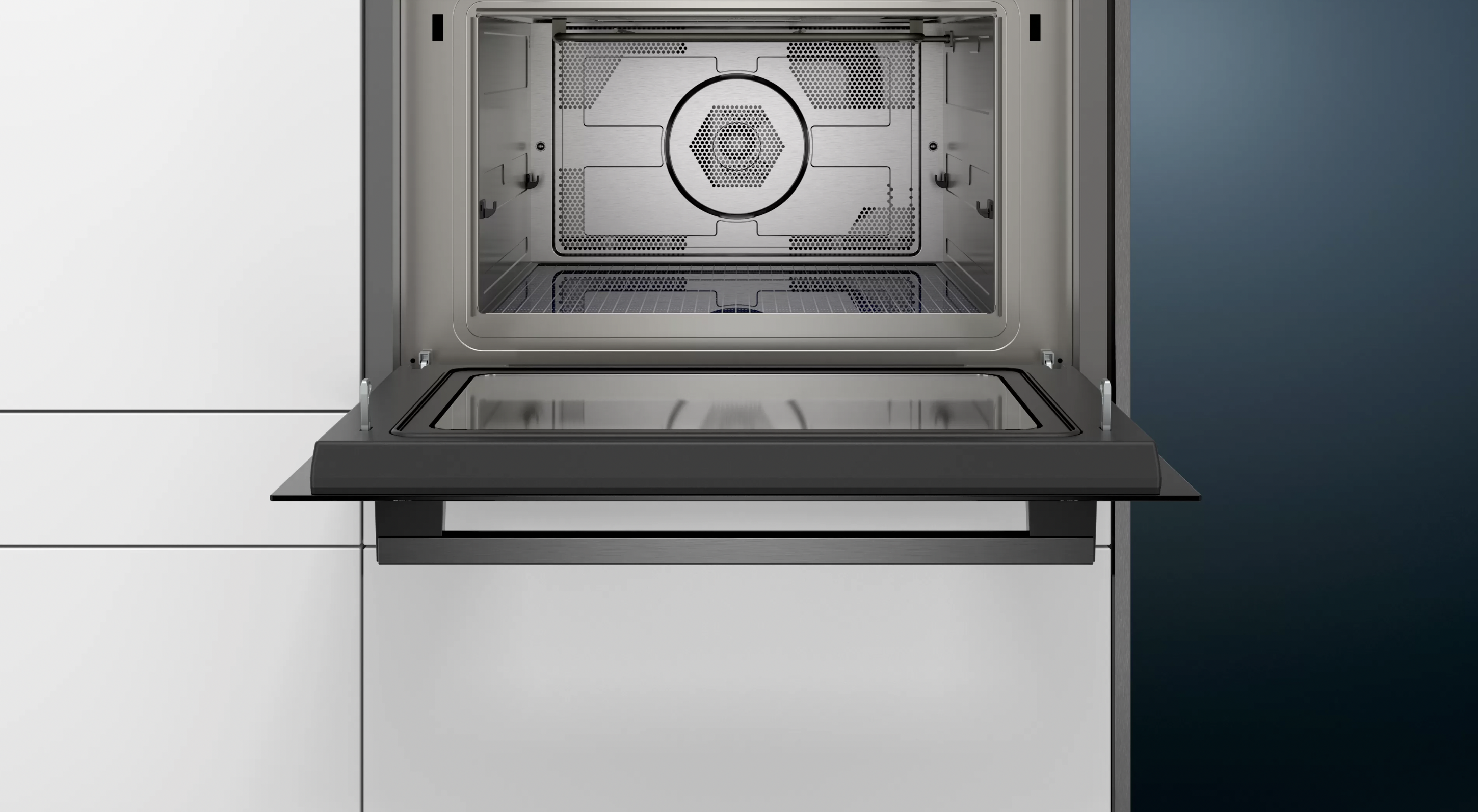 SIEMENS CM485AGB0 IQ500 four à micro-ondes - combi - 45cm