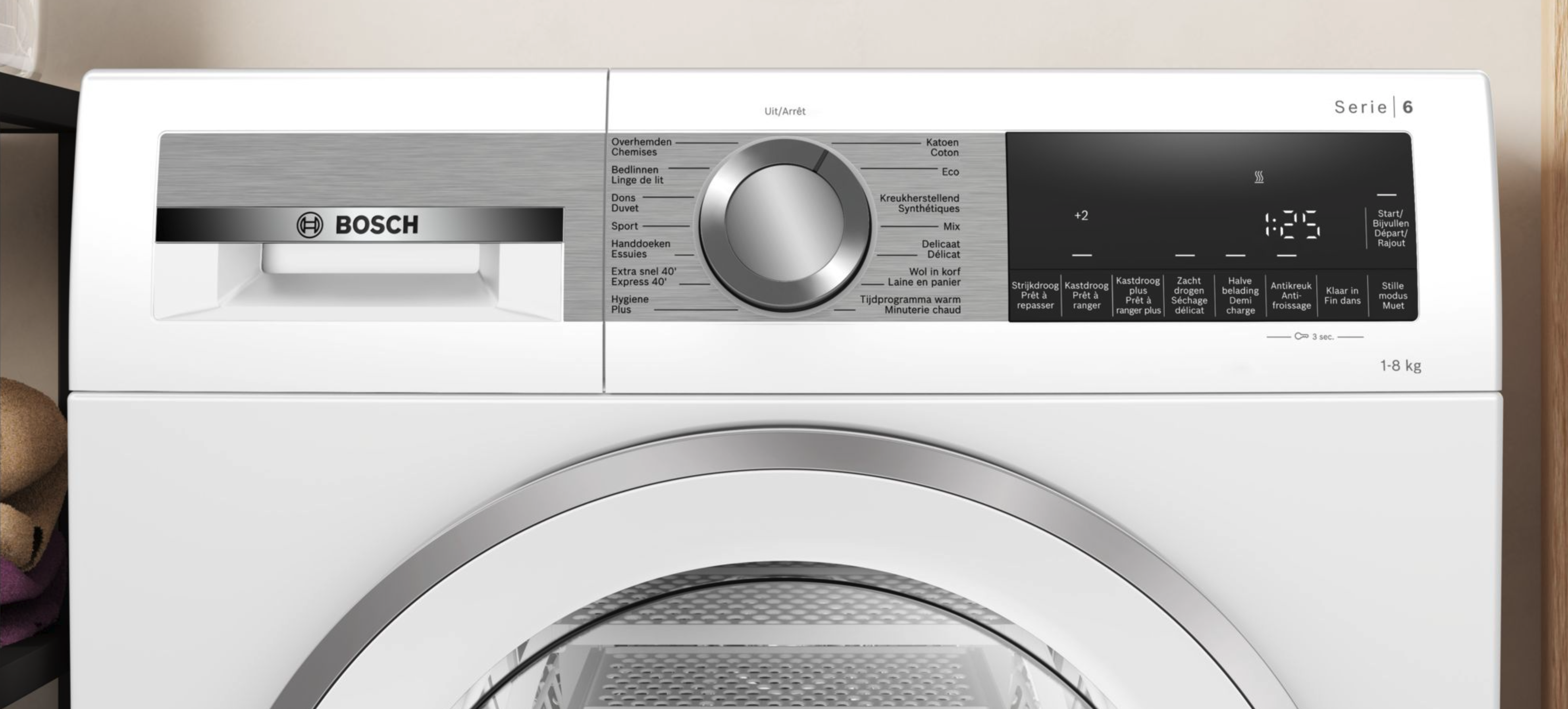BOSCH WQG233DSFG Series 6 sèche-linge - par pompe à chaleur