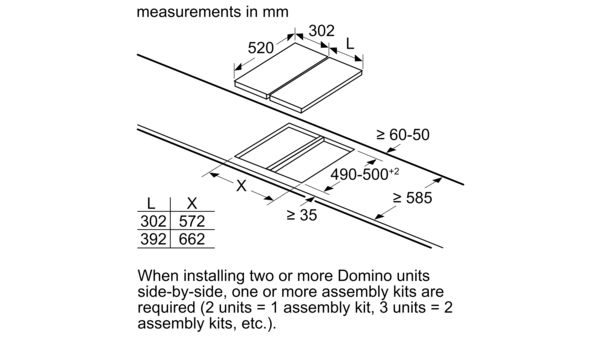 SIEMENS HZ394301 set de montage