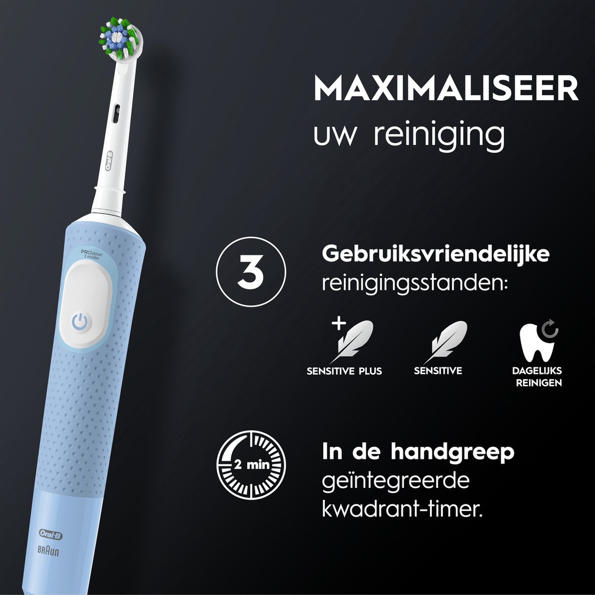 ORAL B OBVITALITYPRO brosse à dents électrique