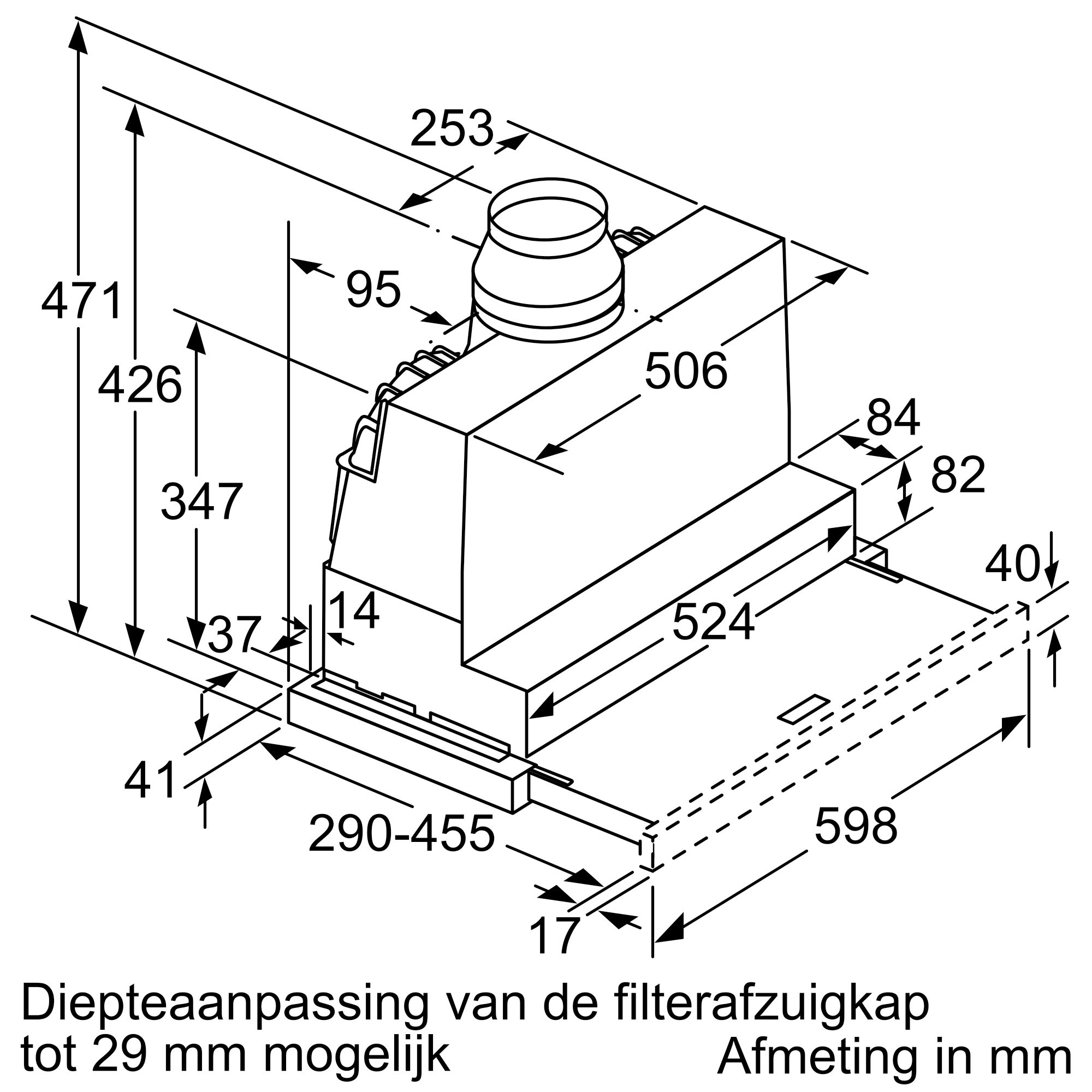 BOSCH DFR067T51 SERIE 6 hotte téléscopique - 60cm