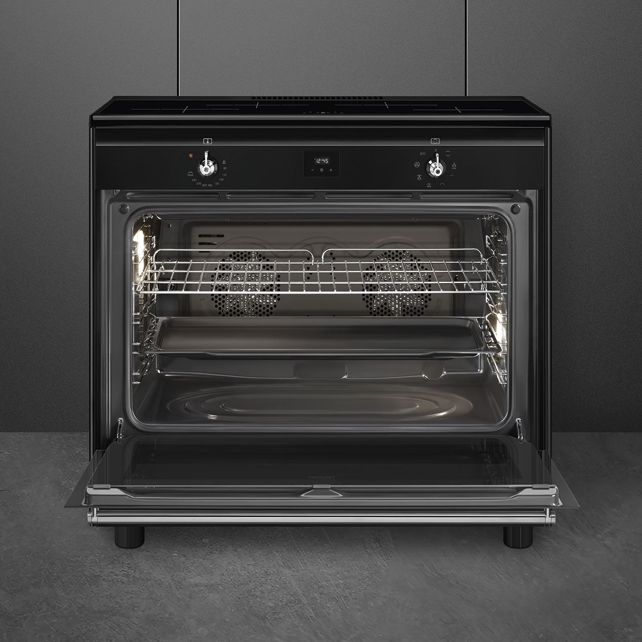 SMEG CX91IMBL cuisinière avec taque à induction