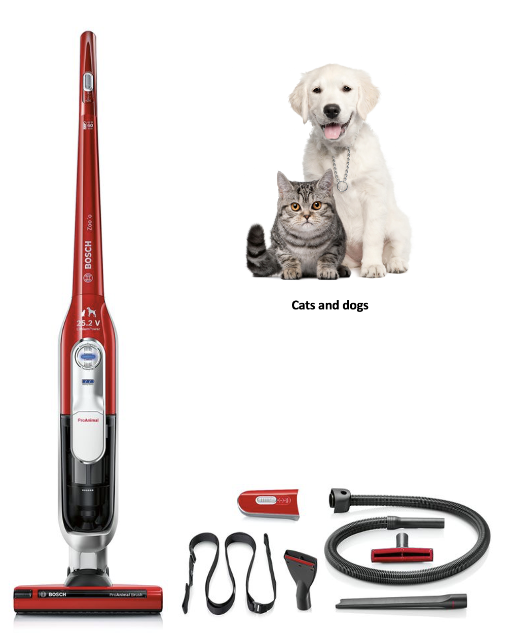 BOSCH BCH6ZOOO Athlet aspirateur balai