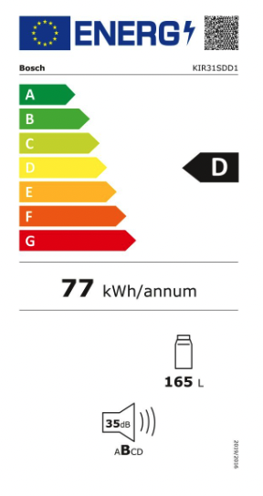 BOSCH KIR31SDD1 SERIE 6 réfrigérateur sans surgélateur - 102cm