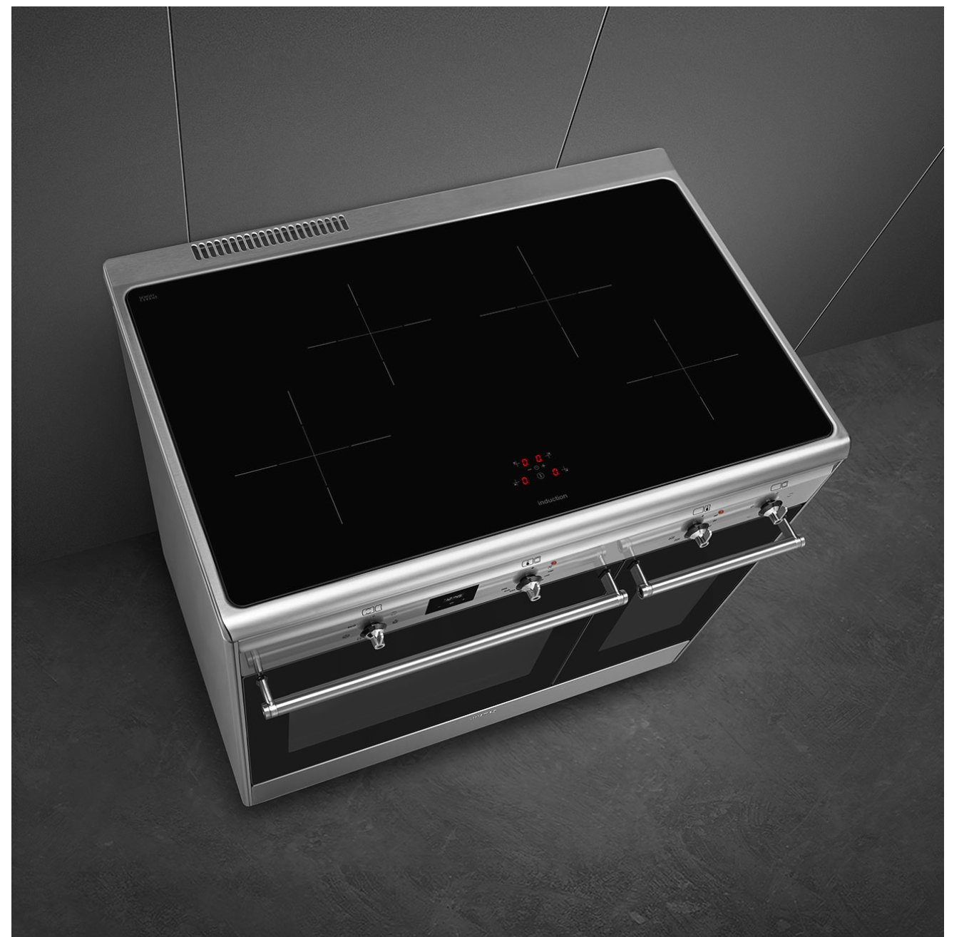 SMEG CX92IM cuisinière avec taque à induction - 90cm