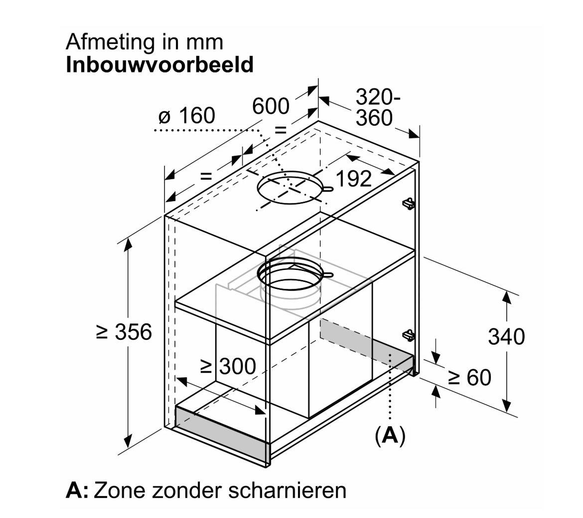 SIEMENS LJ67BDP60 hotte intégré - 60cm