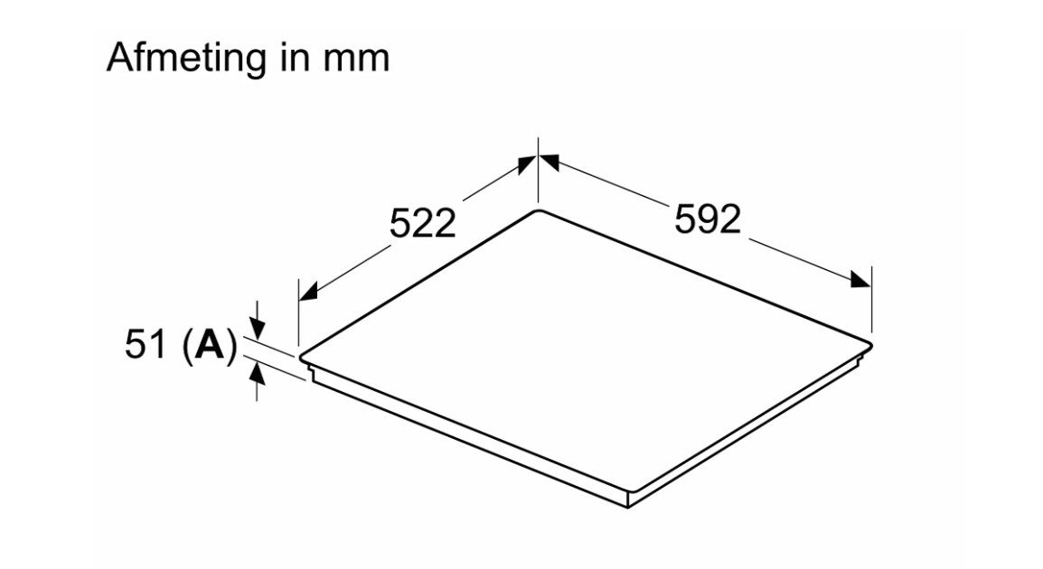 BOSCH PVQ61CHB1E Series 6 table de cuisson à induction - 60cm