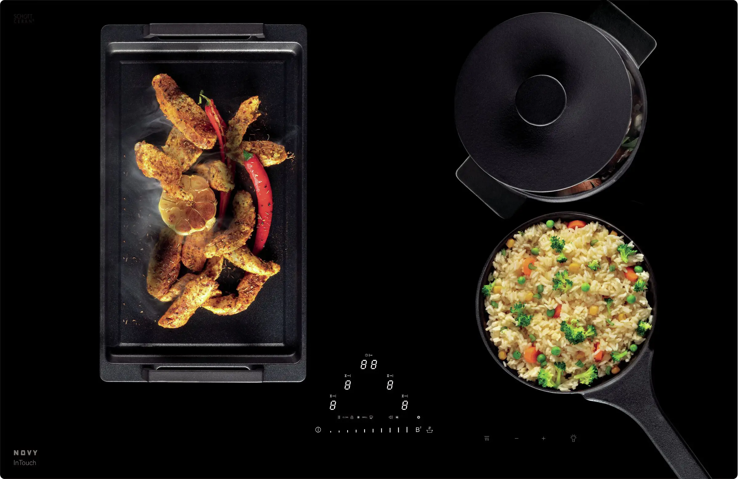NOVY 1775 table de cuisson à induction - 80cm