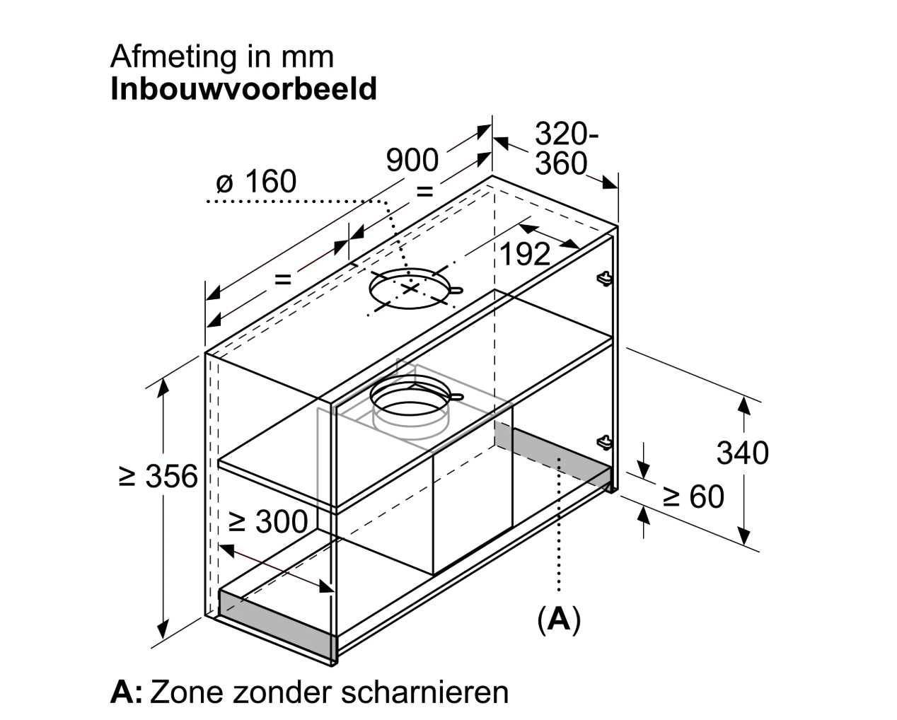 SIEMENS LJ95BCC60 hotte intégré - 90cm