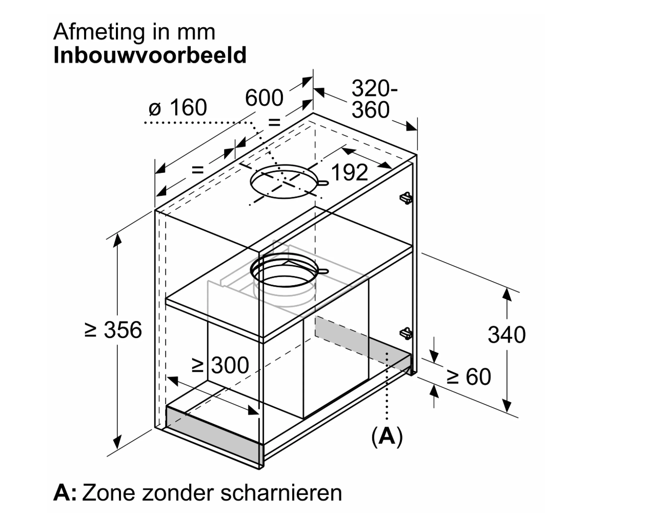 SIEMENS LJ67BDP65 hotte intégré - 60cm