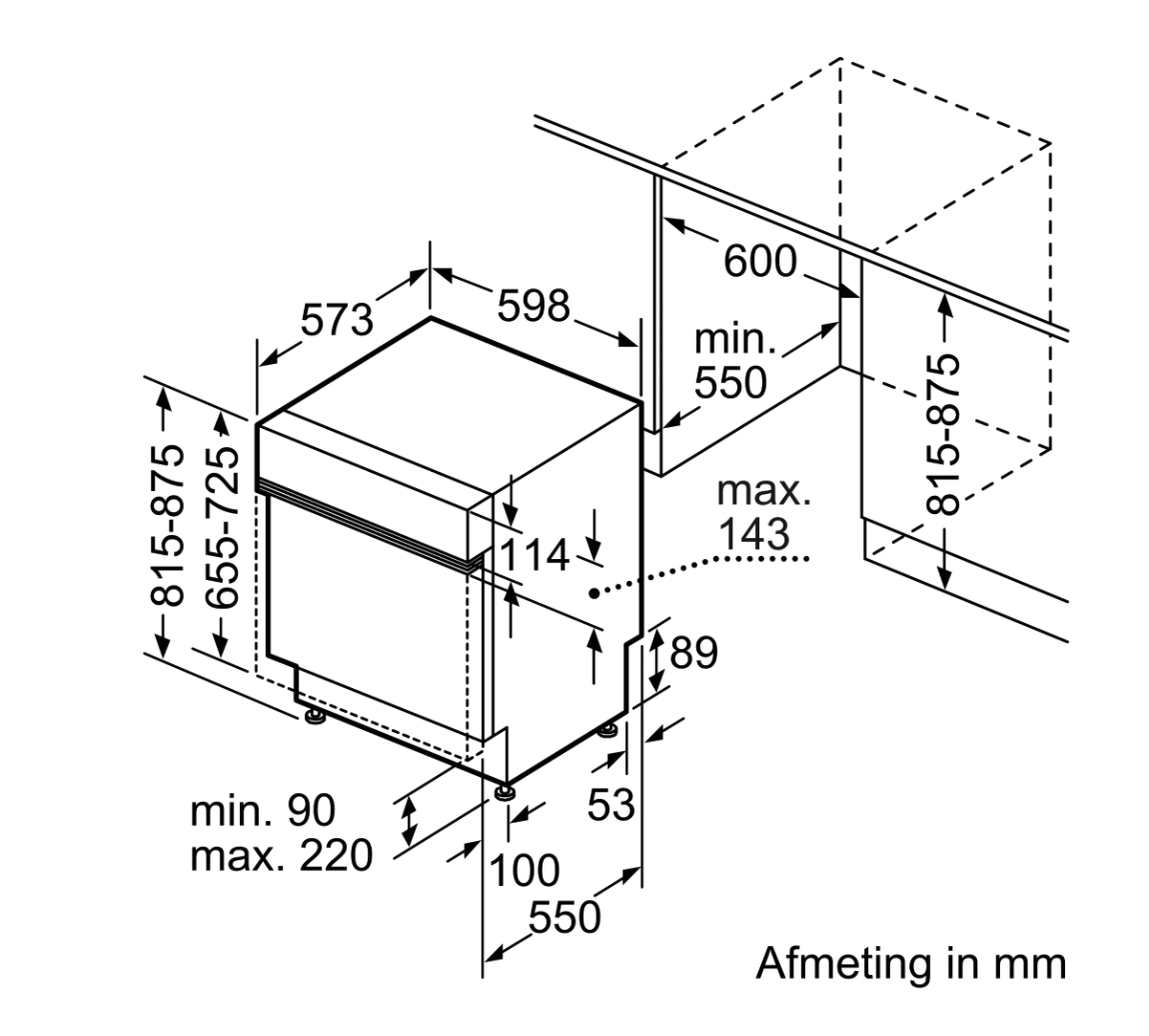 BOSCH SMI6ZCS10E SERIE 6 lave-vaisselle intégrable