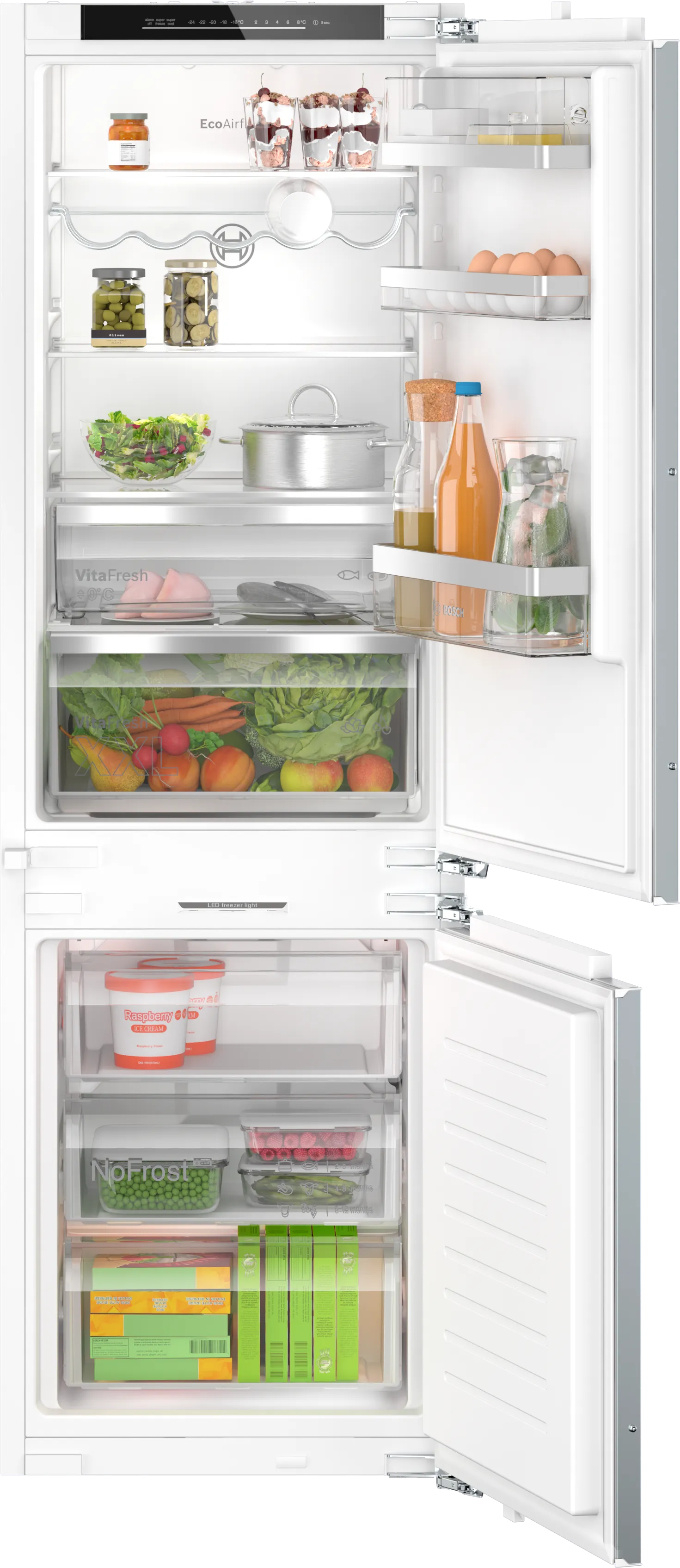 BOSCH KIN86ADB0 Serie 6 combiné réfrigérateur-congélateur - 178cm