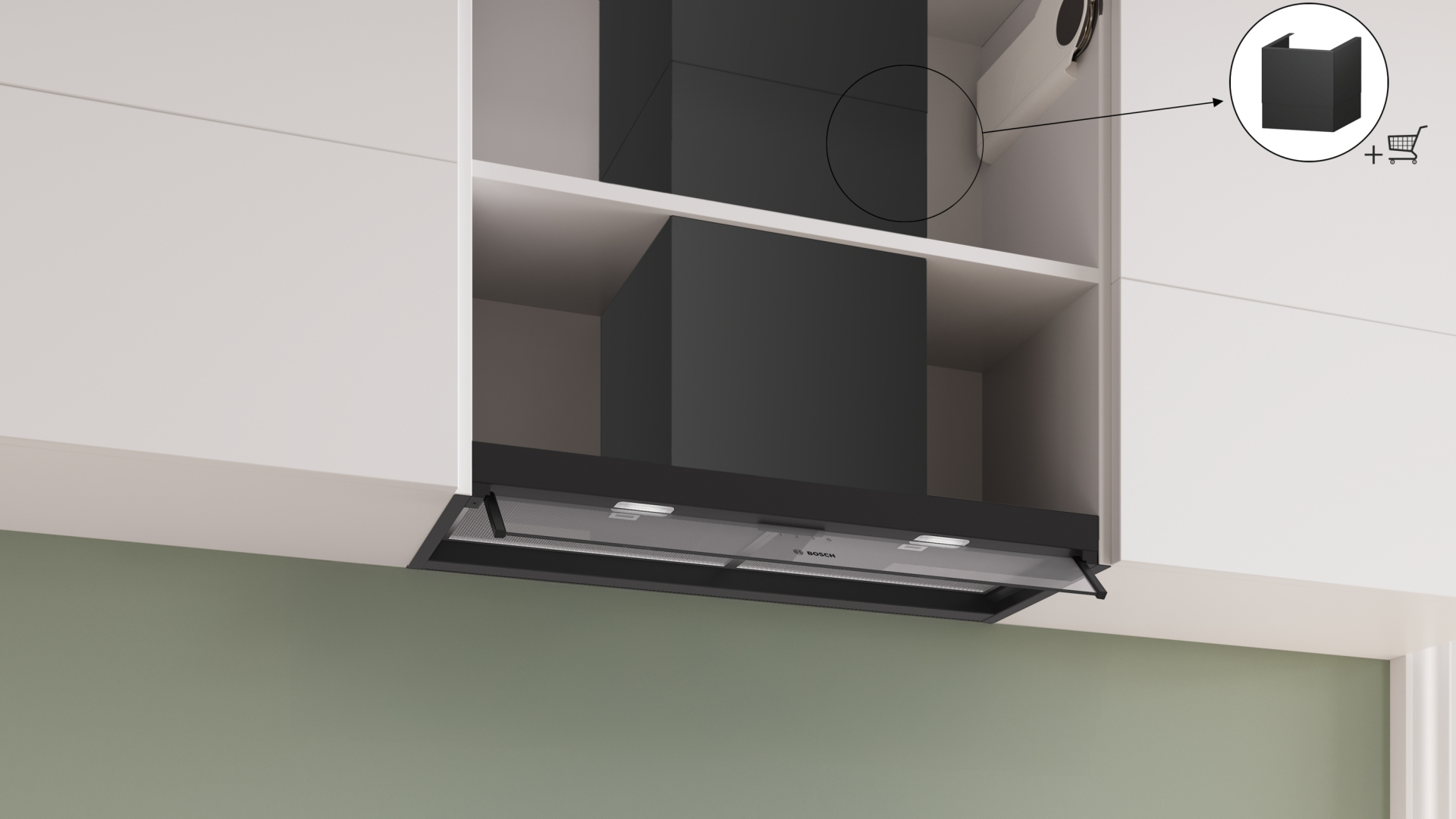BOSCH DBB85CC60 hotte décorative - 80cm
