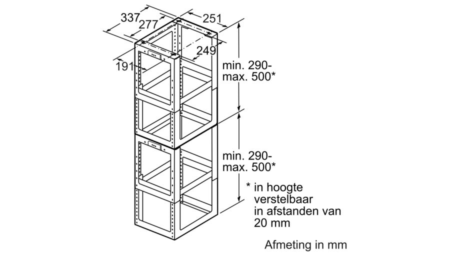 BOSCH DHZ1253 fixation pour extension de cheminée