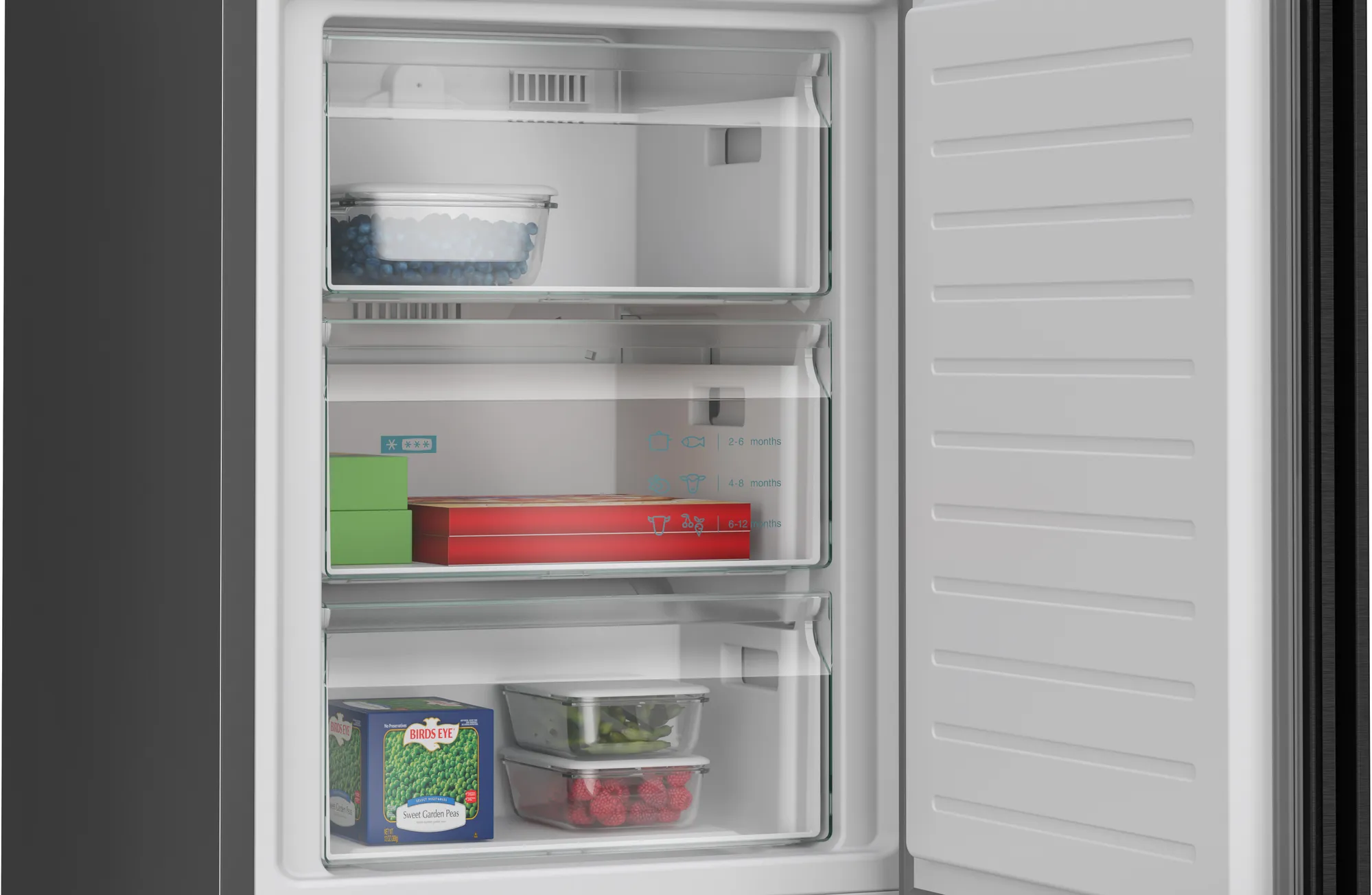 SIEMENS KG39N4X1F iQ500 combiné réfrigérateur-congélateur pose-libre - 203cm