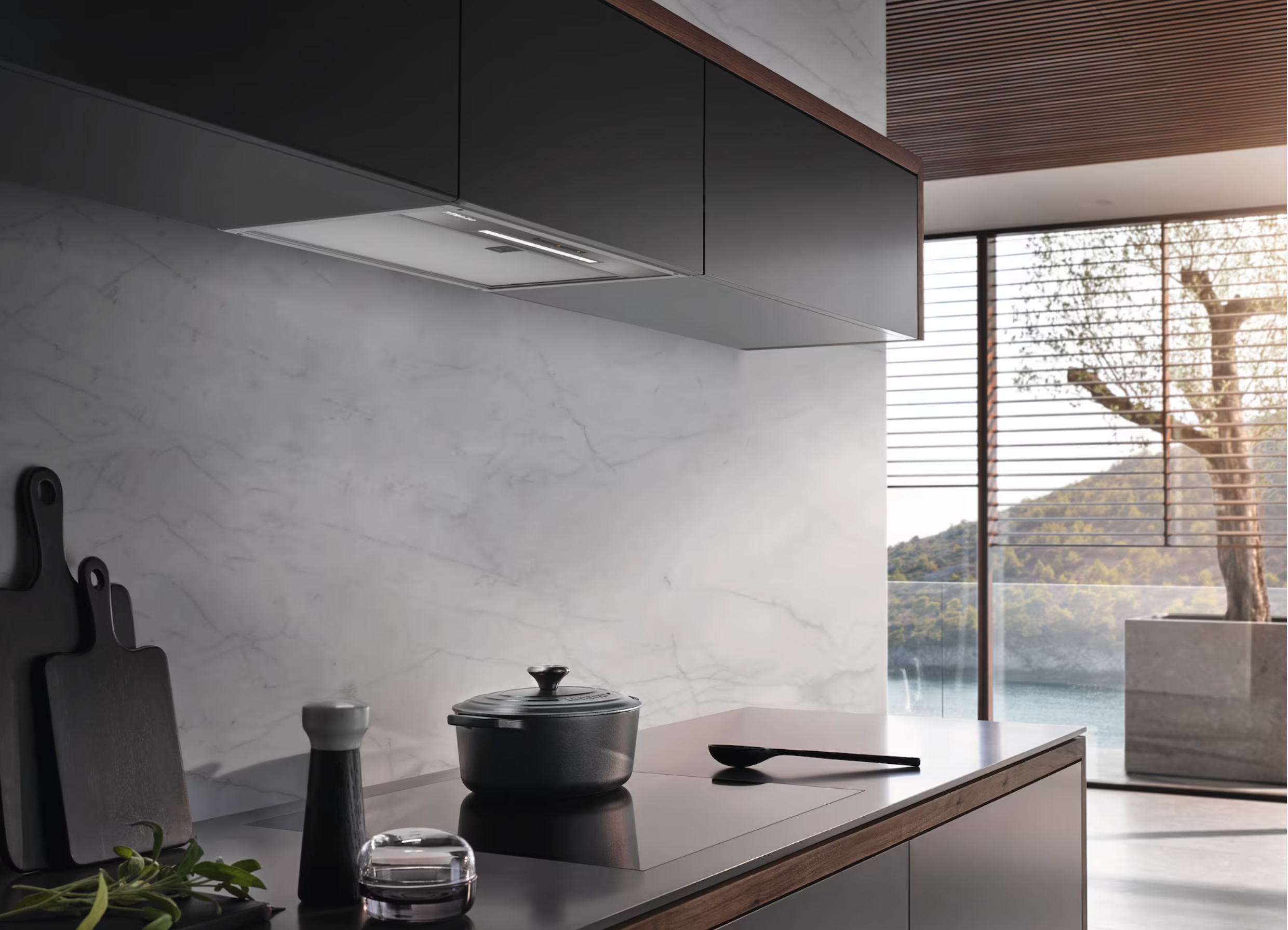 MIELE DAE1530STAINLESSSTEELBNF groupe d'extraction - 53cm