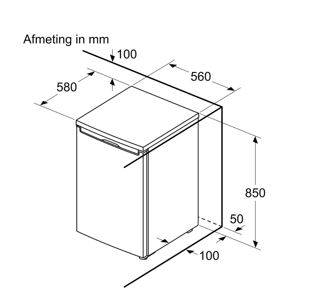 BOSCH GTV15NWEB SERIE 2 congélateur pose-libre - 85cm